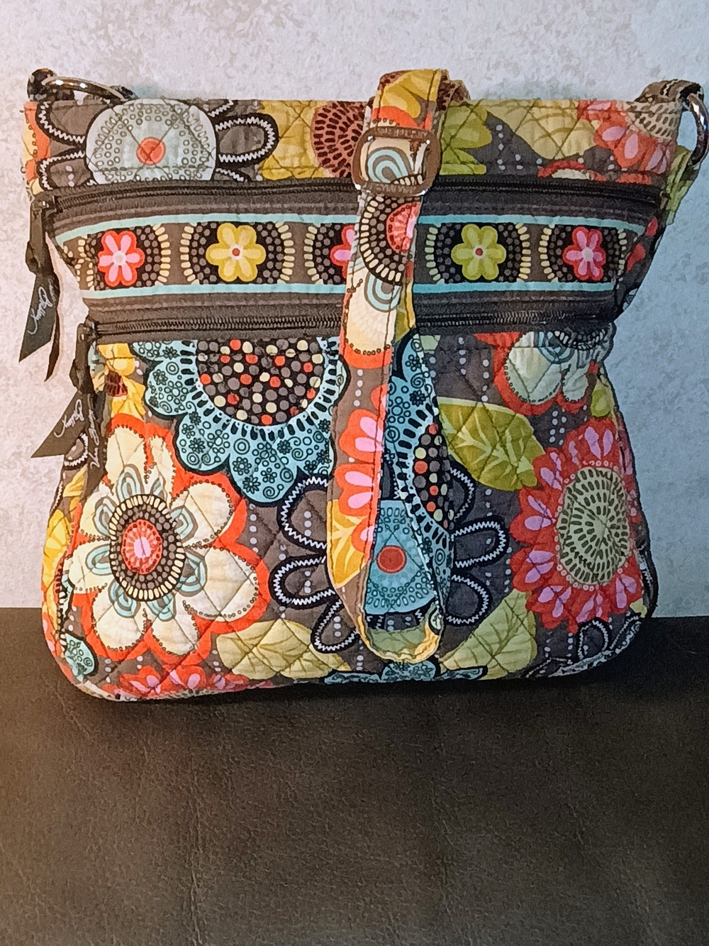 Vera Bradley Floral Quilted Crossbody Bag - Multicolor